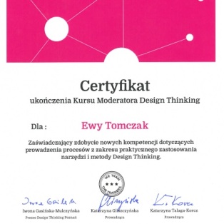 Moderator design thinking - DT Poznań